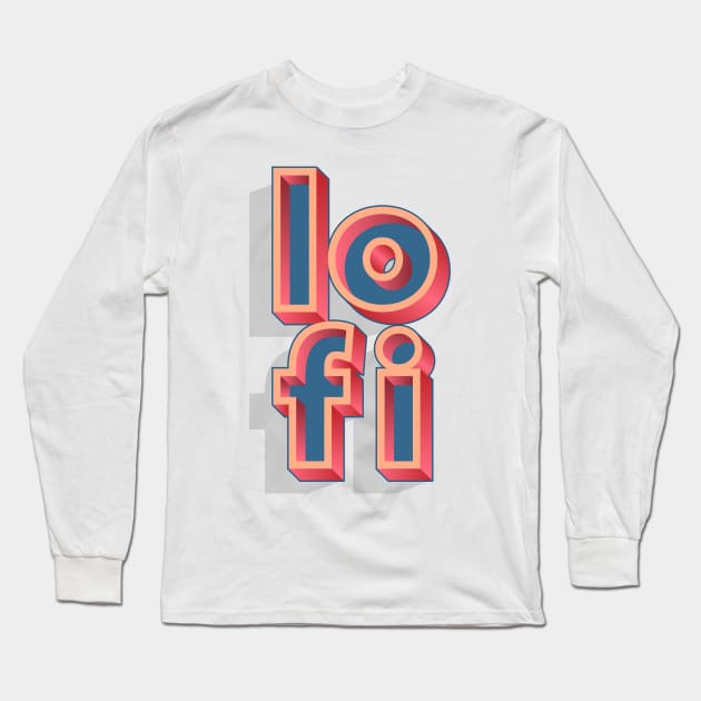 LoFi Music Lover Chillout Vibes Gift Long Sleeve T-Shirt by teeleoshirts